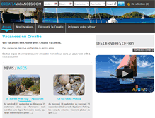 Tablet Screenshot of croatiavacances.com